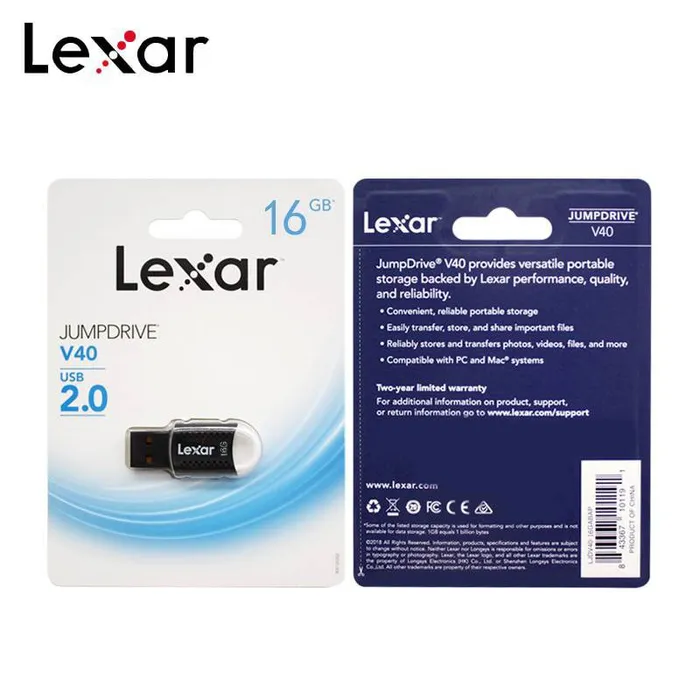 Clé USB 16 Go 2.0 - Lexar Jumpdrive V40