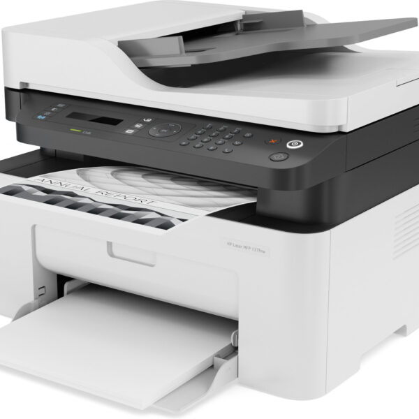HP Laser MFP 137fnw vue de profil